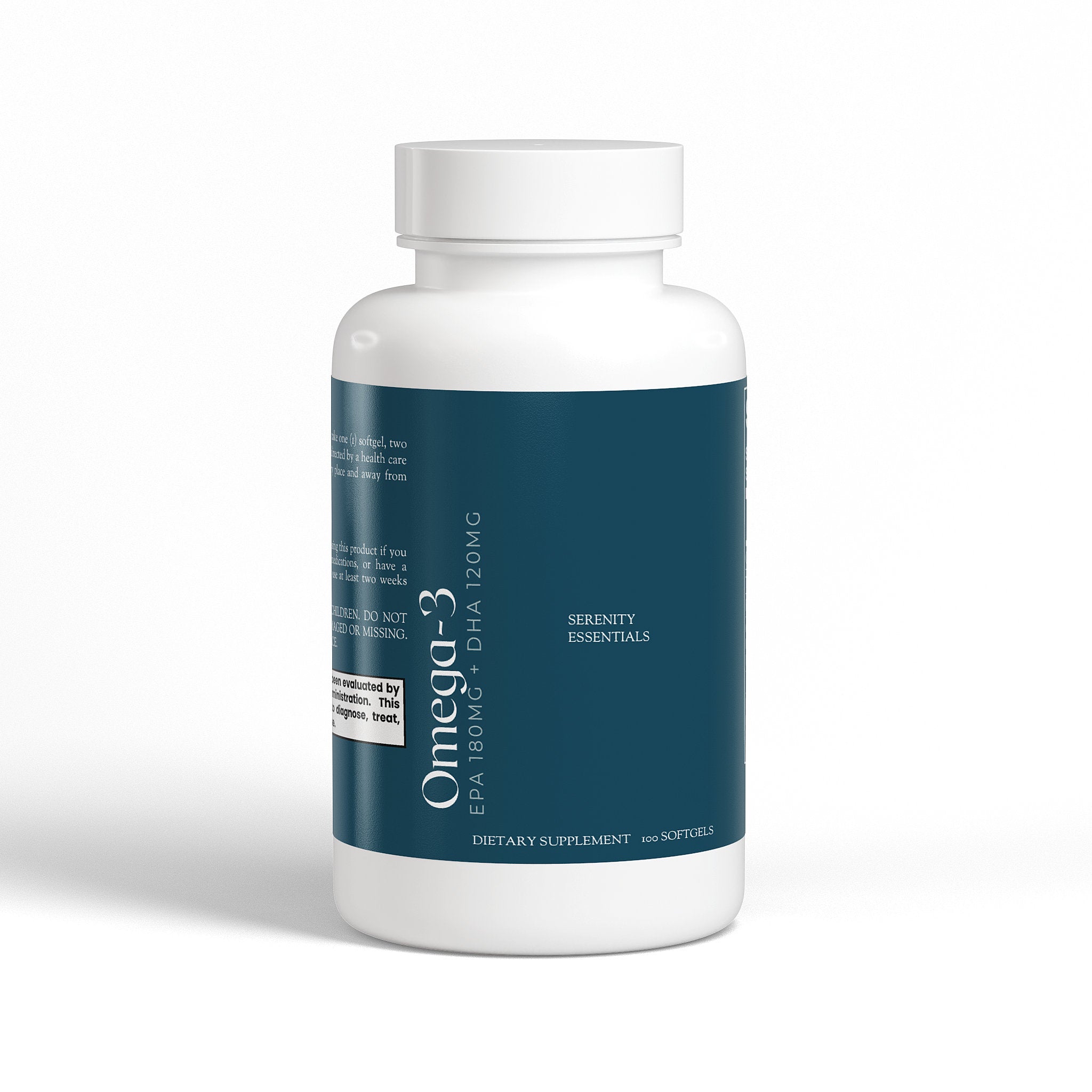 Omega-3 EPA 180mg + DHA 120mg Serenity Lab
