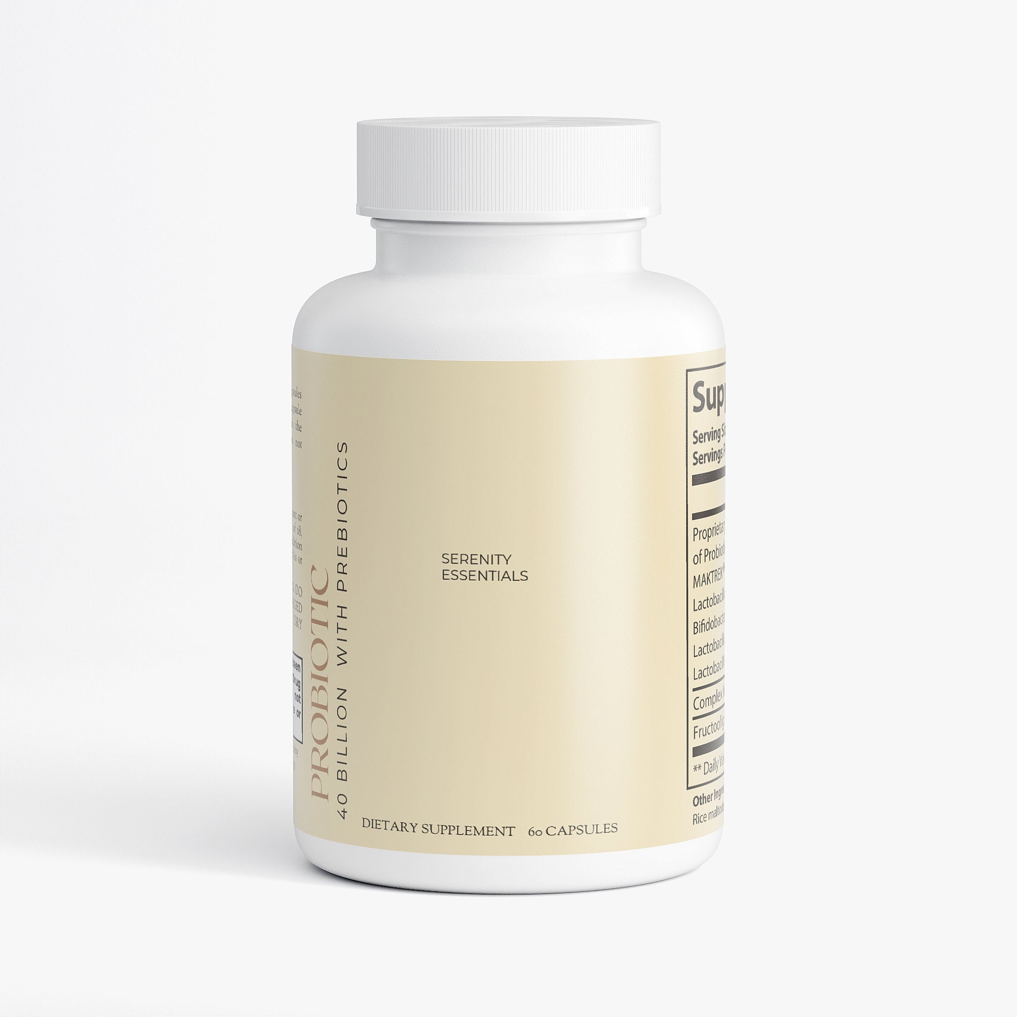 Probiotic 40 Billion with Prebiotics Serenity Lab