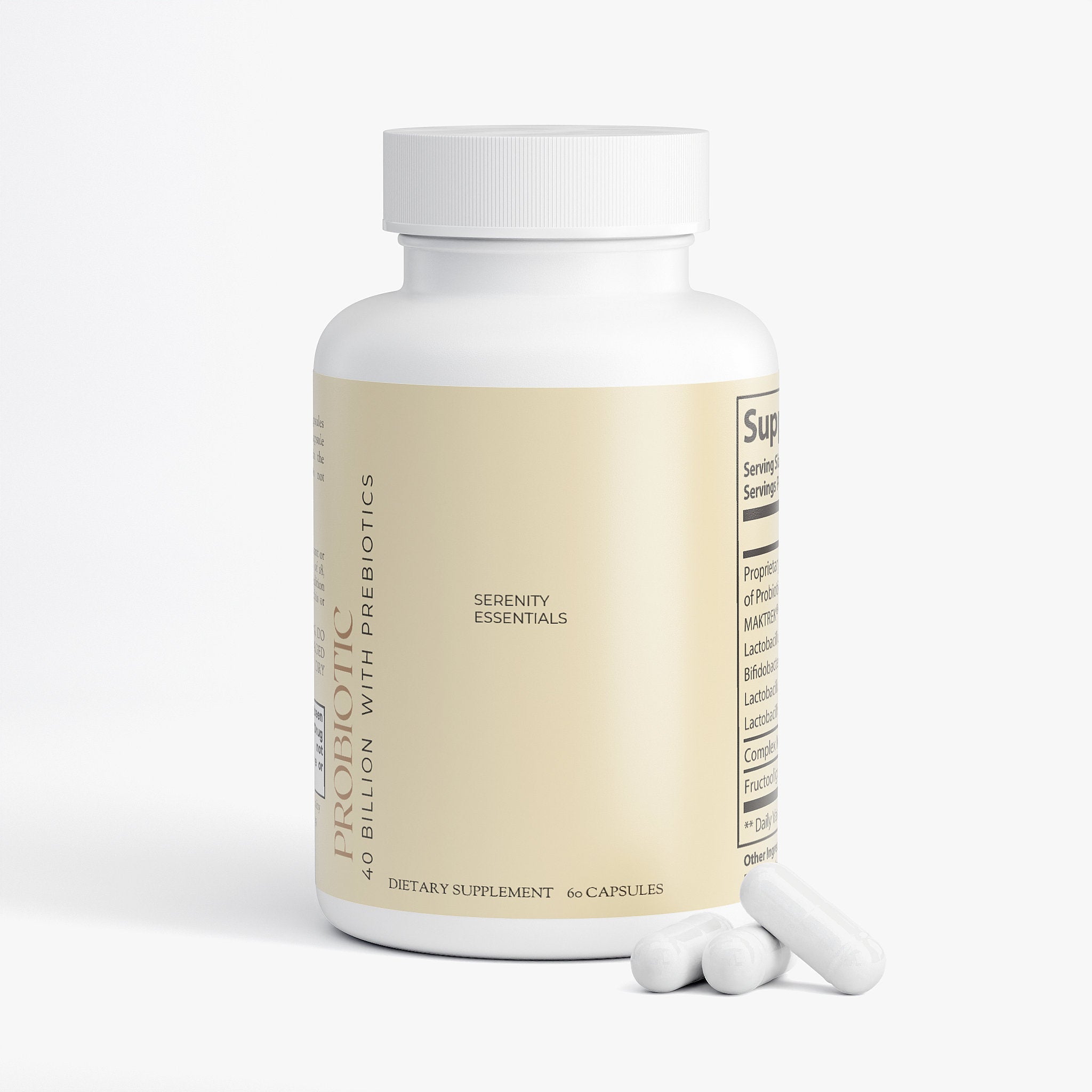 Probiotic 40 Billion with Prebiotics Serenity Lab