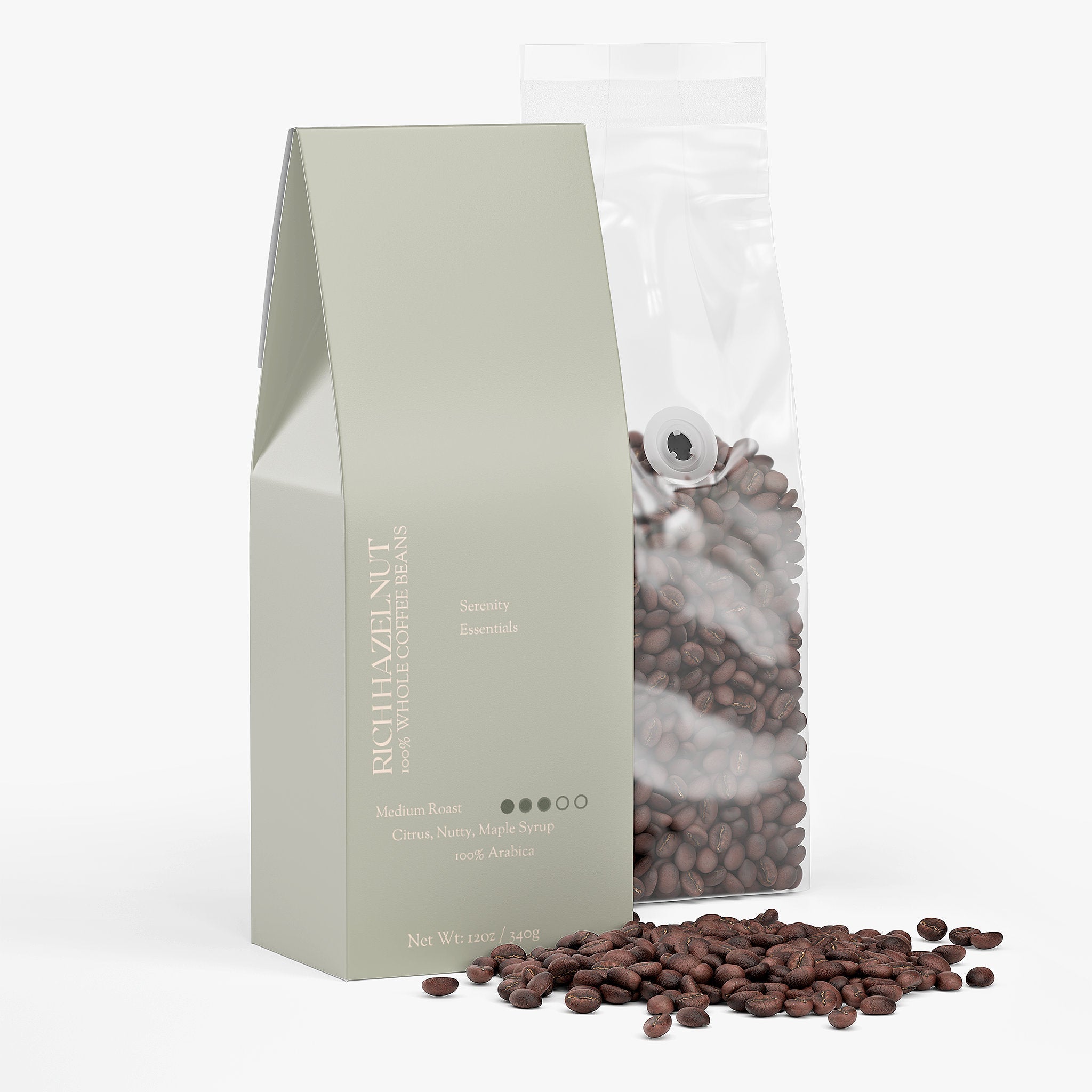 Rich Hazelnut Coffee (Medium Roast) Serenity Lab