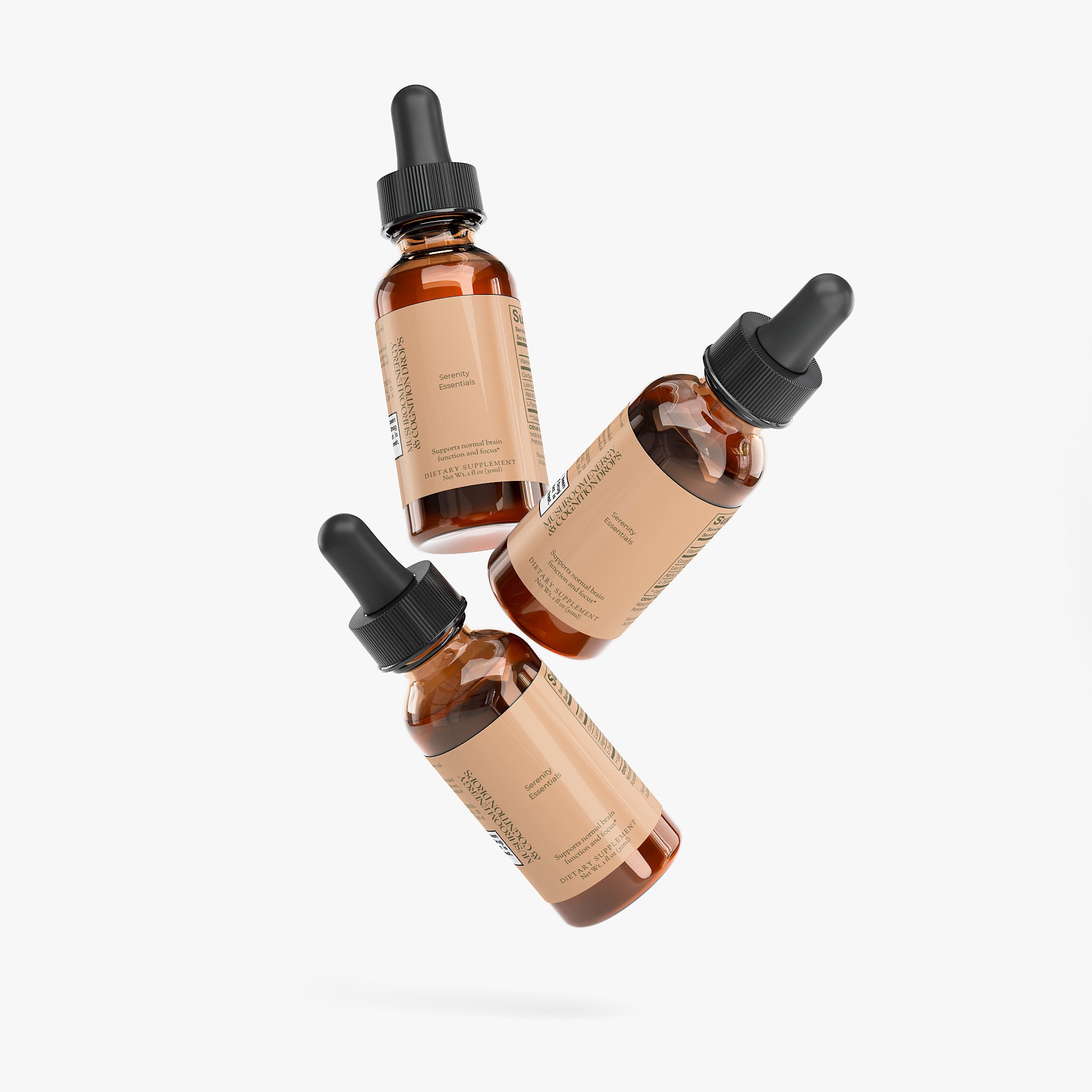 Mushroom Energy & Cognition Drops Serenity Lab