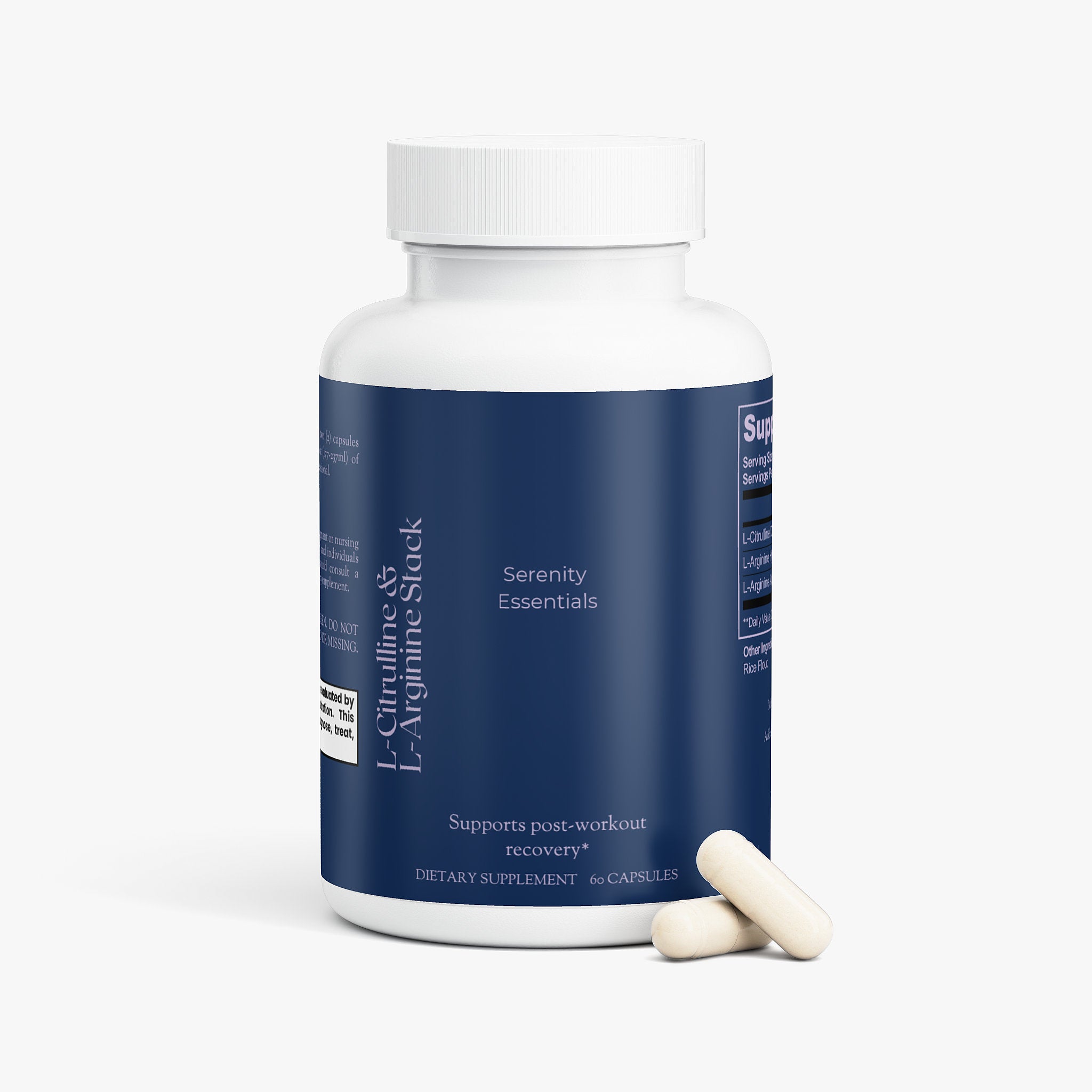 L-Citrulline & L-Arginine Stack Serenity Lab