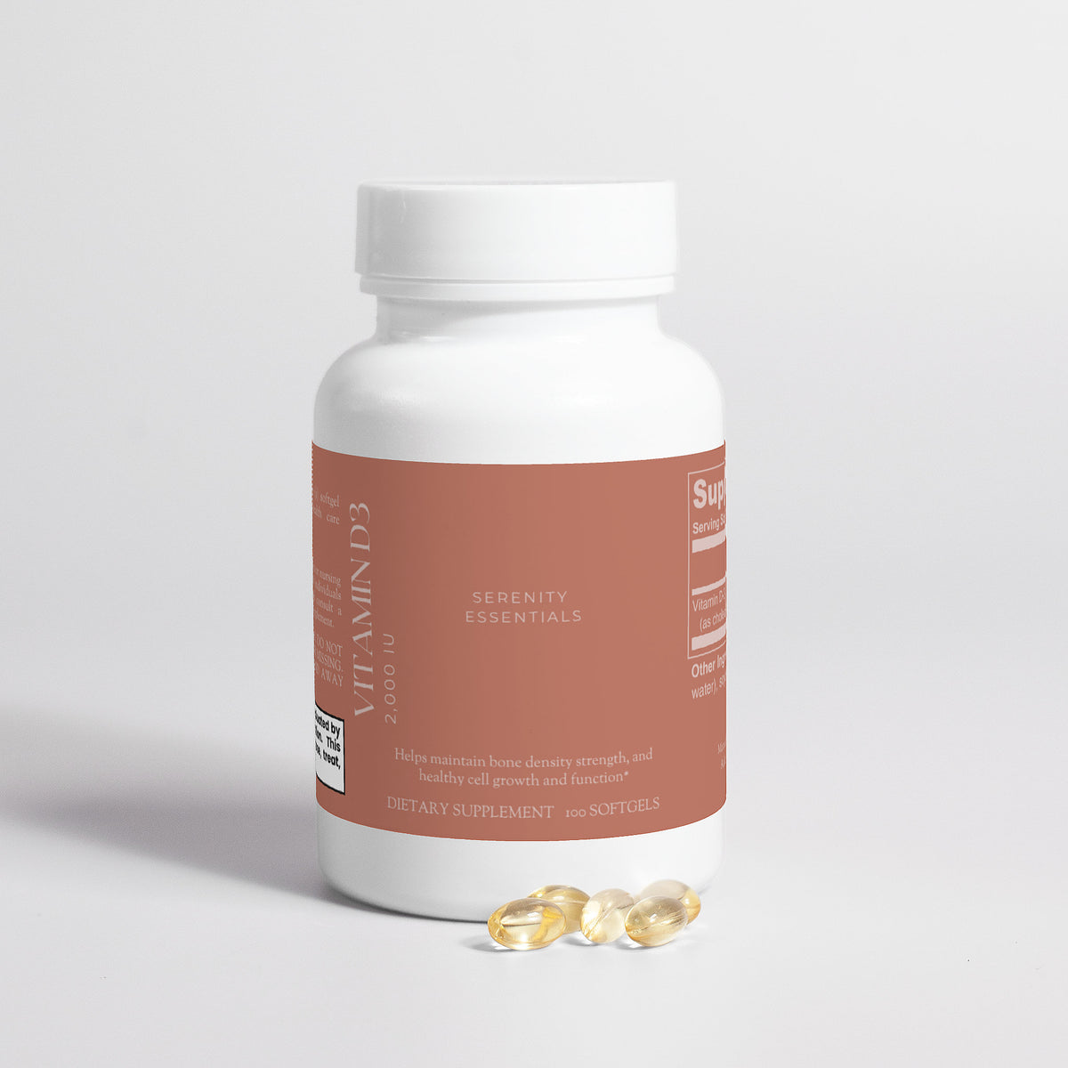 Vitamin D3 2,000 IU Serenity Lab
