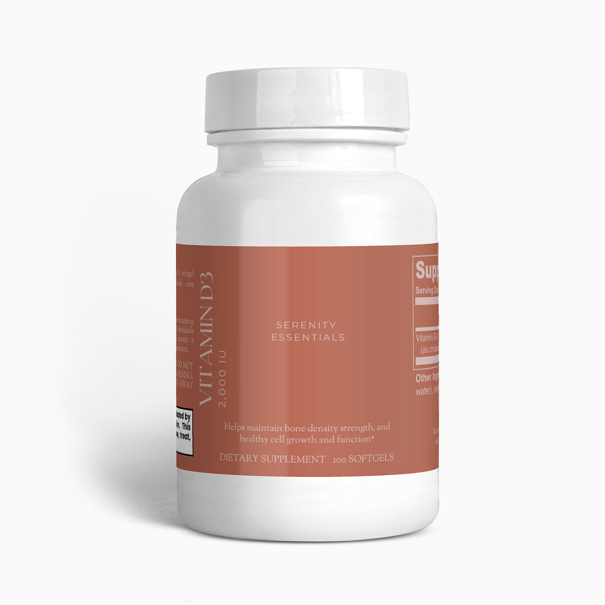 Vitamin D3 2,000 IU Serenity Lab