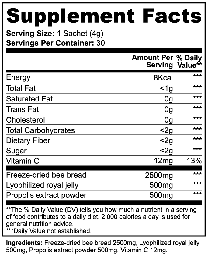 Bee Bread Powder Serenity Lab