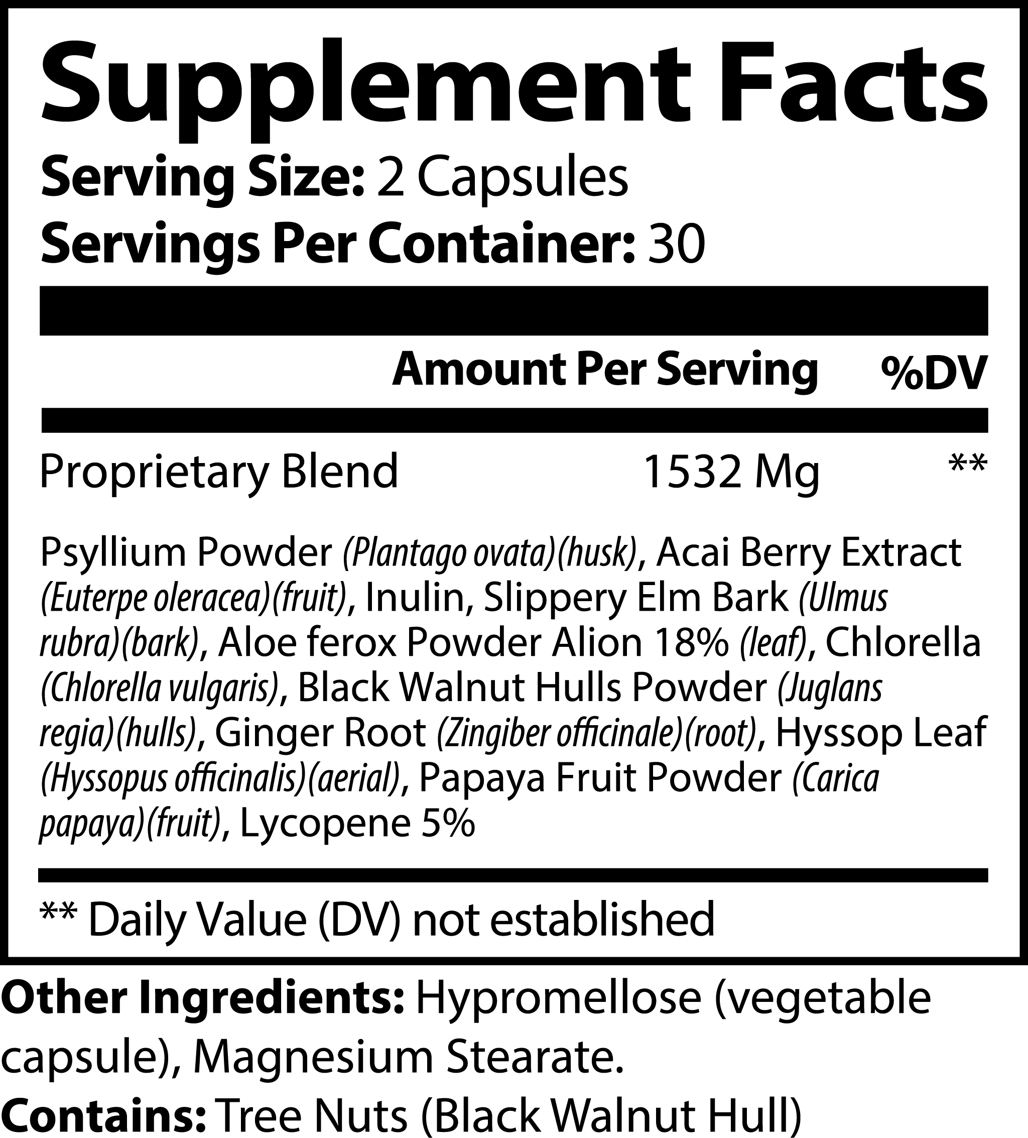 Max Detox (Acai detox) Serenity Lab