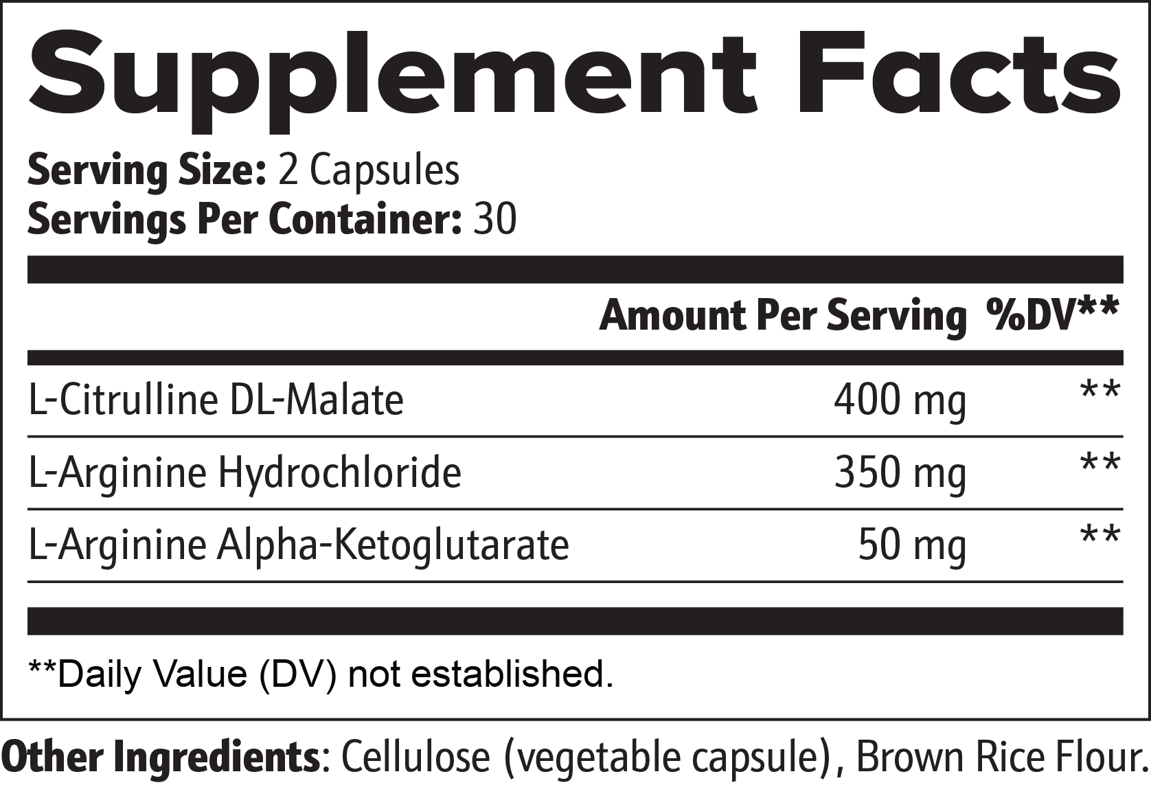 L-Citrulline & L-Arginine Stack Serenity Lab