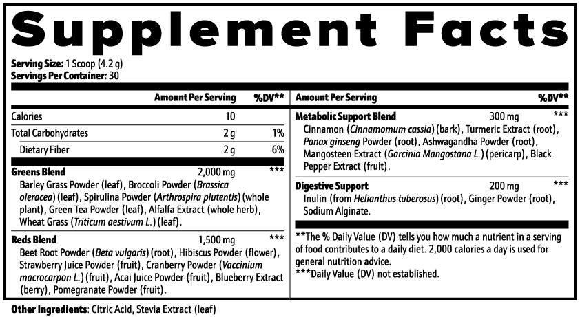 Greens Superfood Serenity Lab