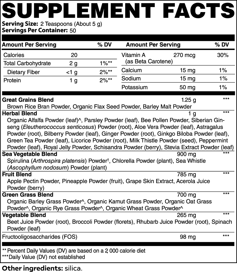 Ultra Cleanse Smoothie Greens Serenity Lab